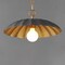 Maxim Lighting Primrose 1-Light Pendant, Dark Grey/Gold Leaf 18055DGGL - alternate 4